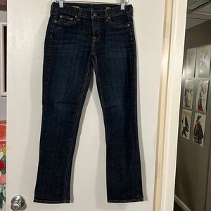 J. Crew matchstick blue denim jeans 28S